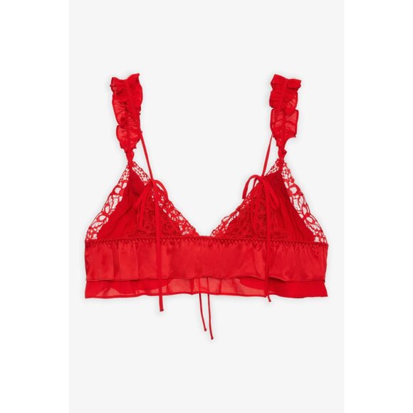 NWT *LAST ONE* Butterfly Lace Ruffle Bralette - Picture 6 of 7